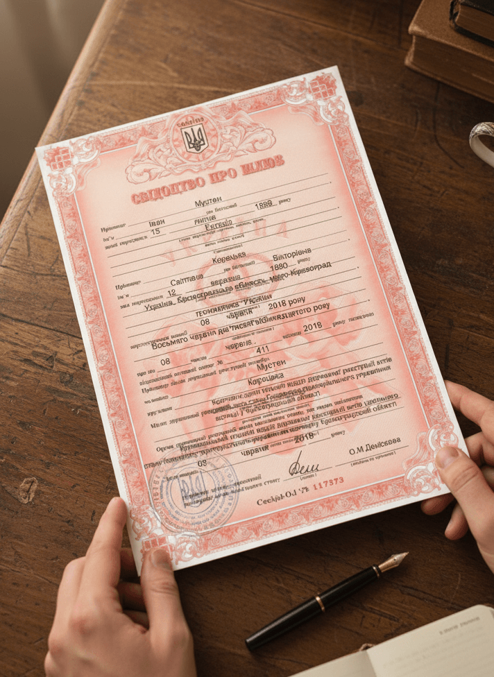 Marriage Certificate
